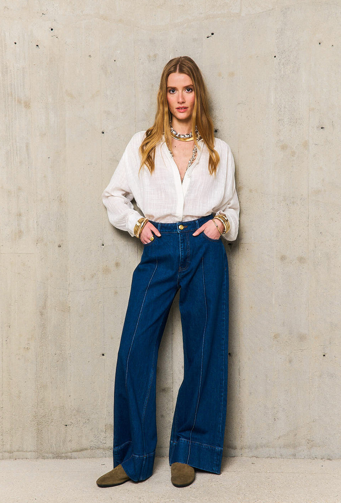 PANTALON PLI PIQUE MOIRA