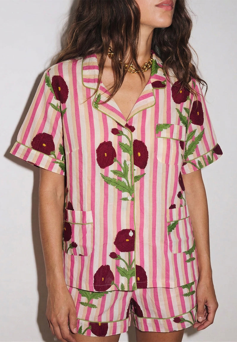 PYJAMA SHORT GIA ROSE