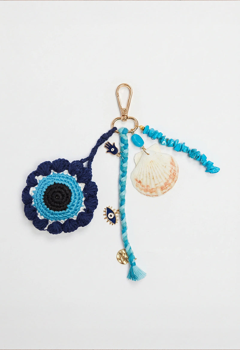 PORTE CLEFS CROCHETÉ OEIL