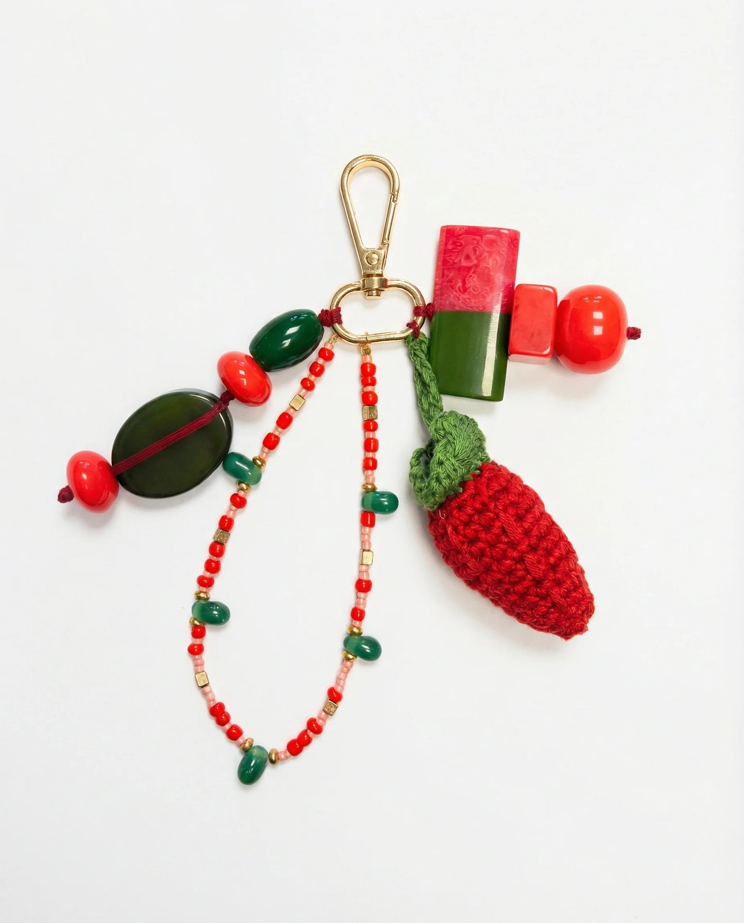 PORTE CLEFS FRAISE