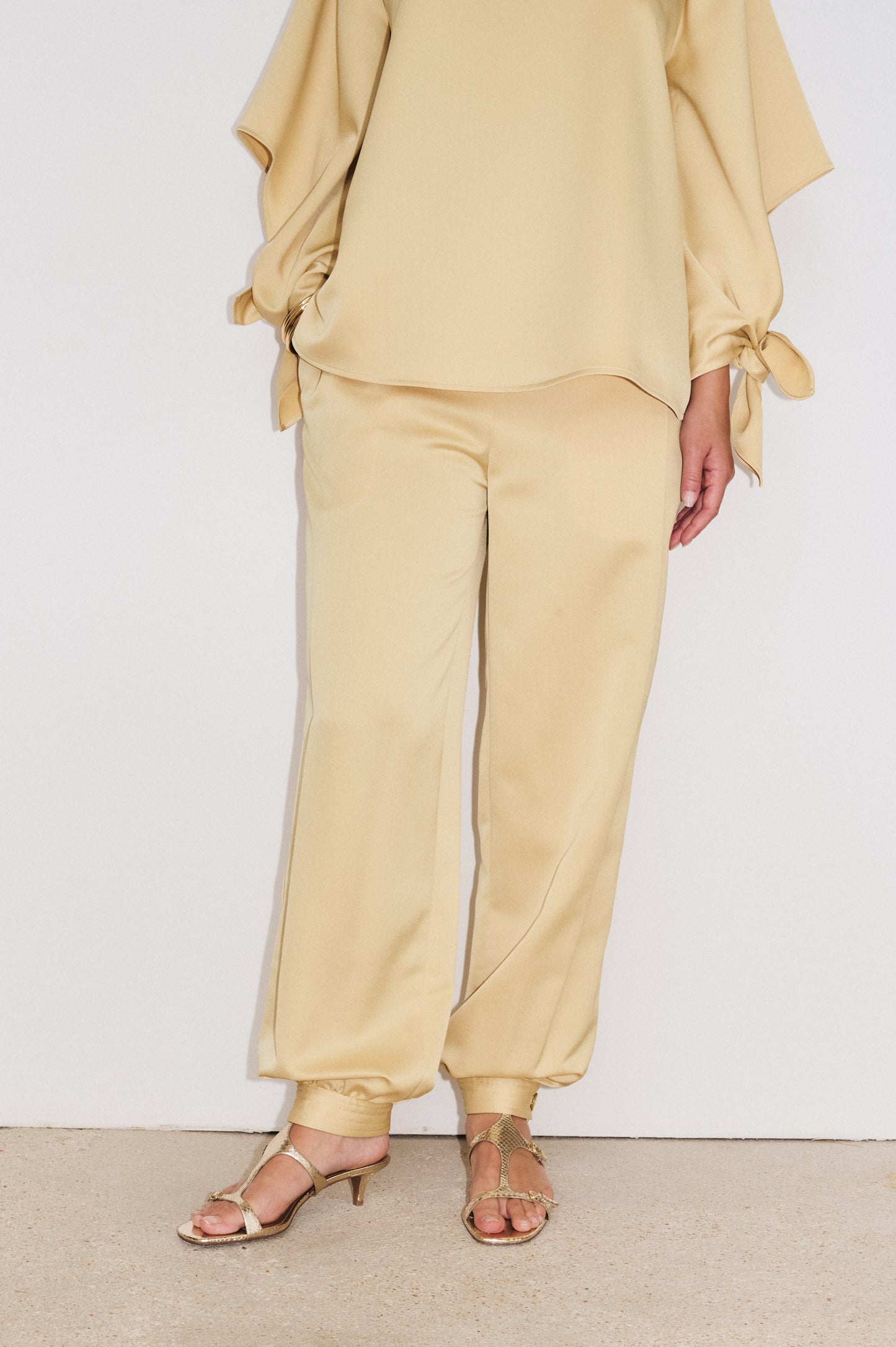 PANTALON LONG GALA RAFIA