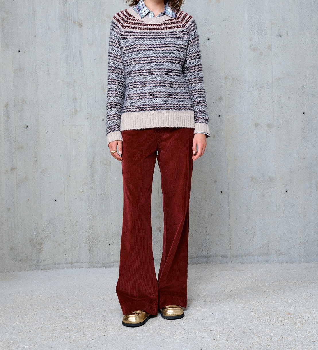 LINOA JACQUARD SWEATER
