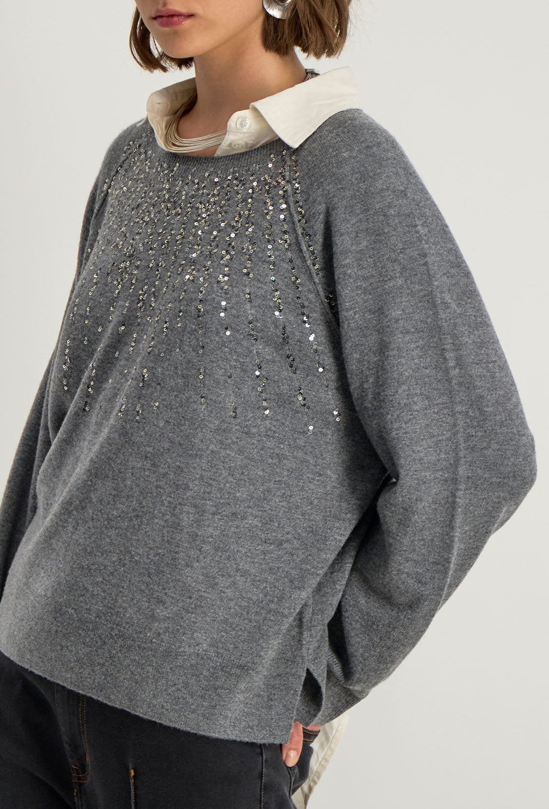 SHINY SWEATER
