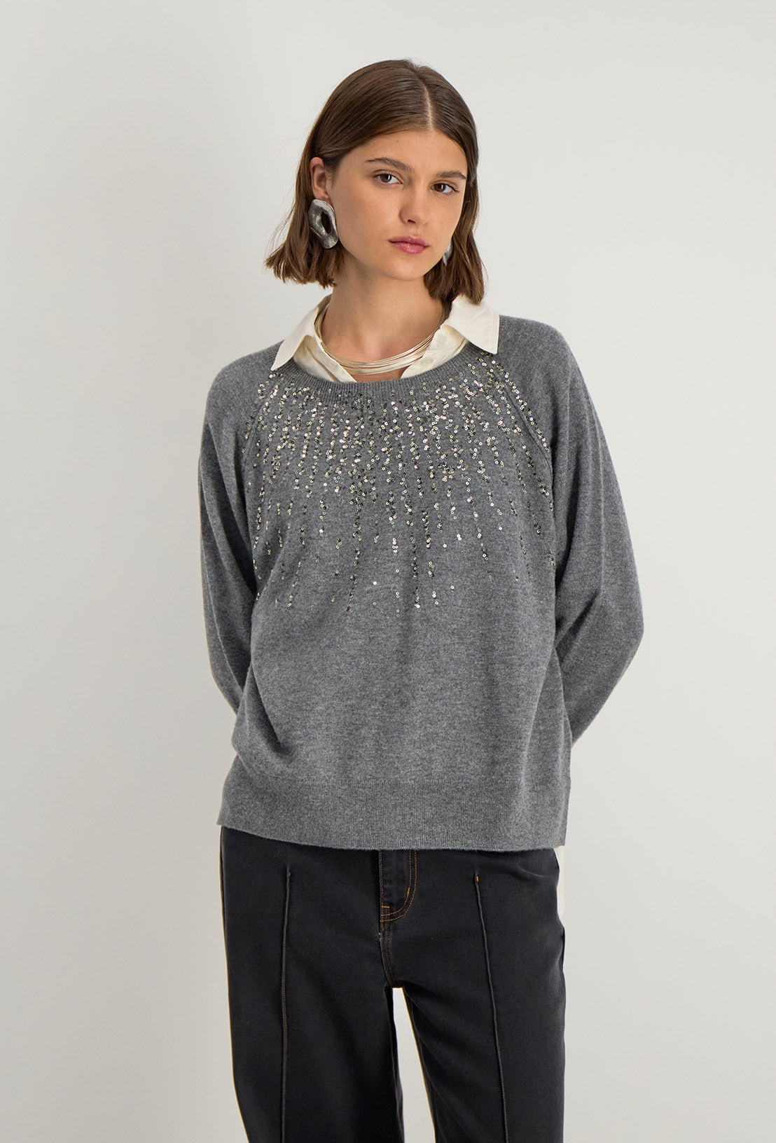 SHINY SWEATER