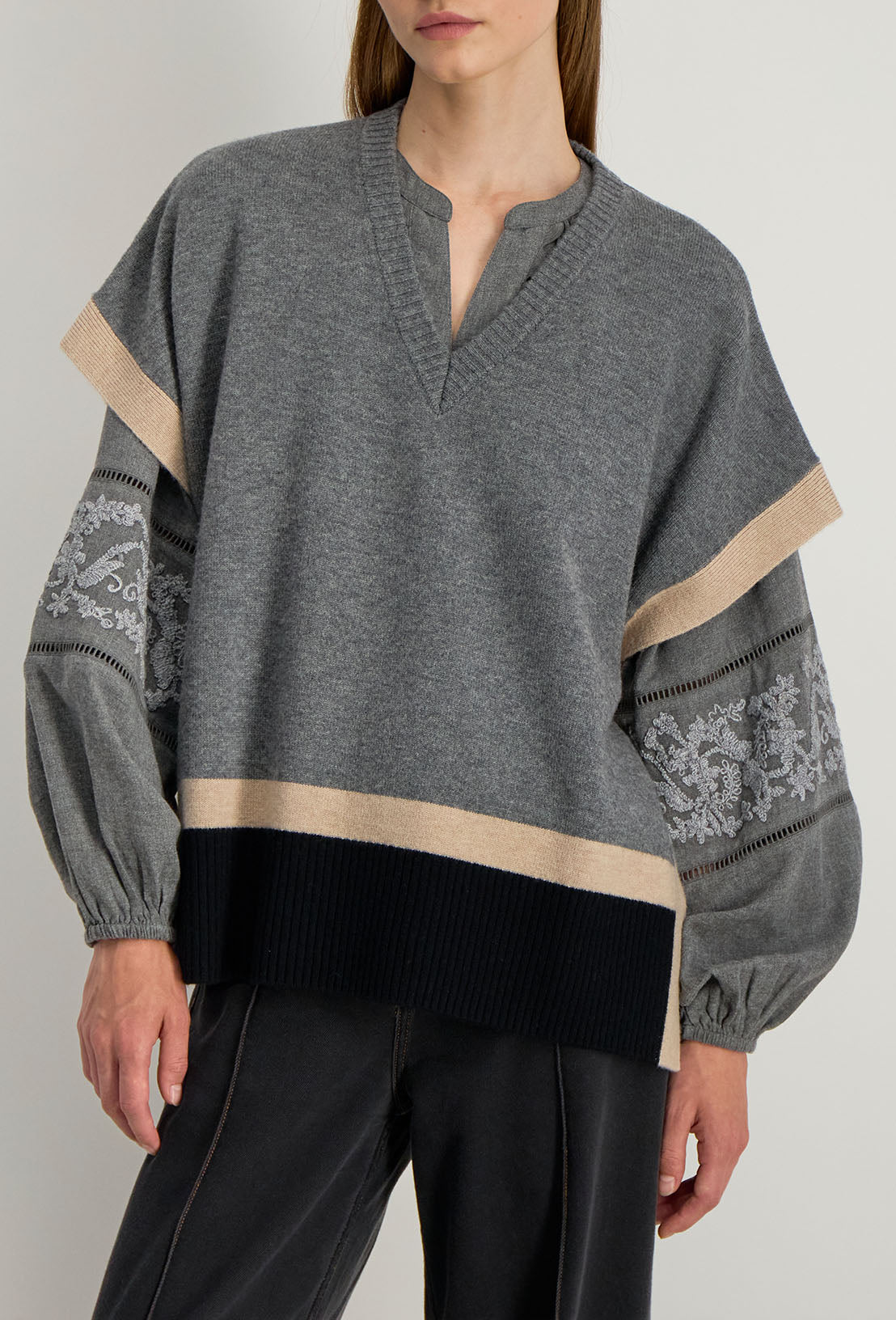 VESPER PONCHO SWEATER