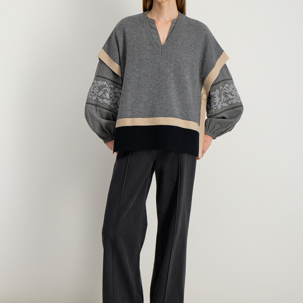 VESPER PONCHO SWEATER