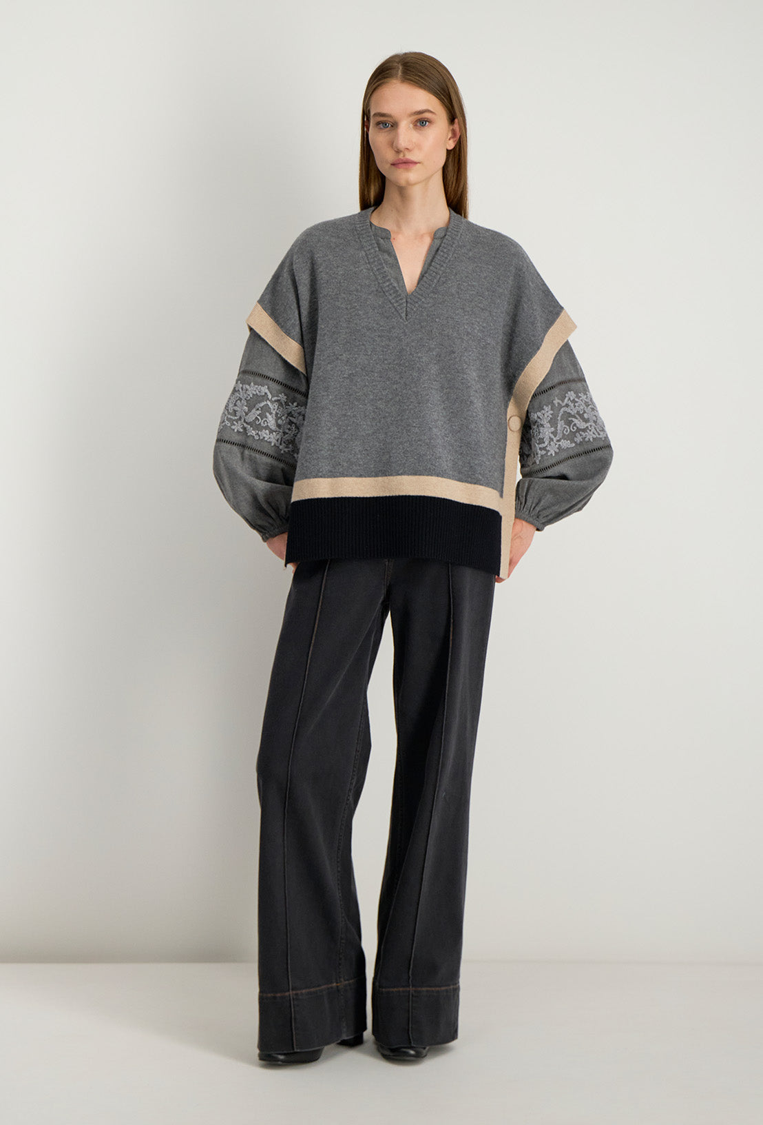 VESPER PONCHO SWEATER