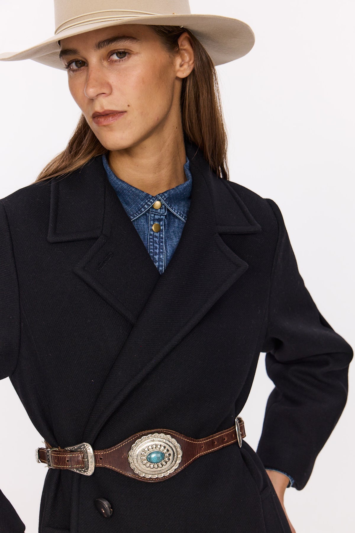 713 . NATY LONG COAT