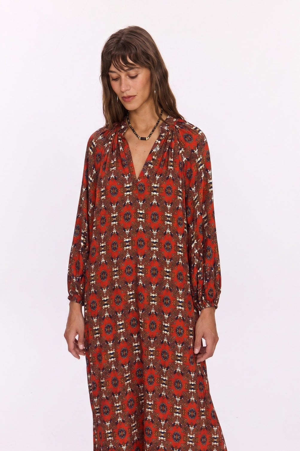 POLA LONG SLEEVE MAXI DRESS
