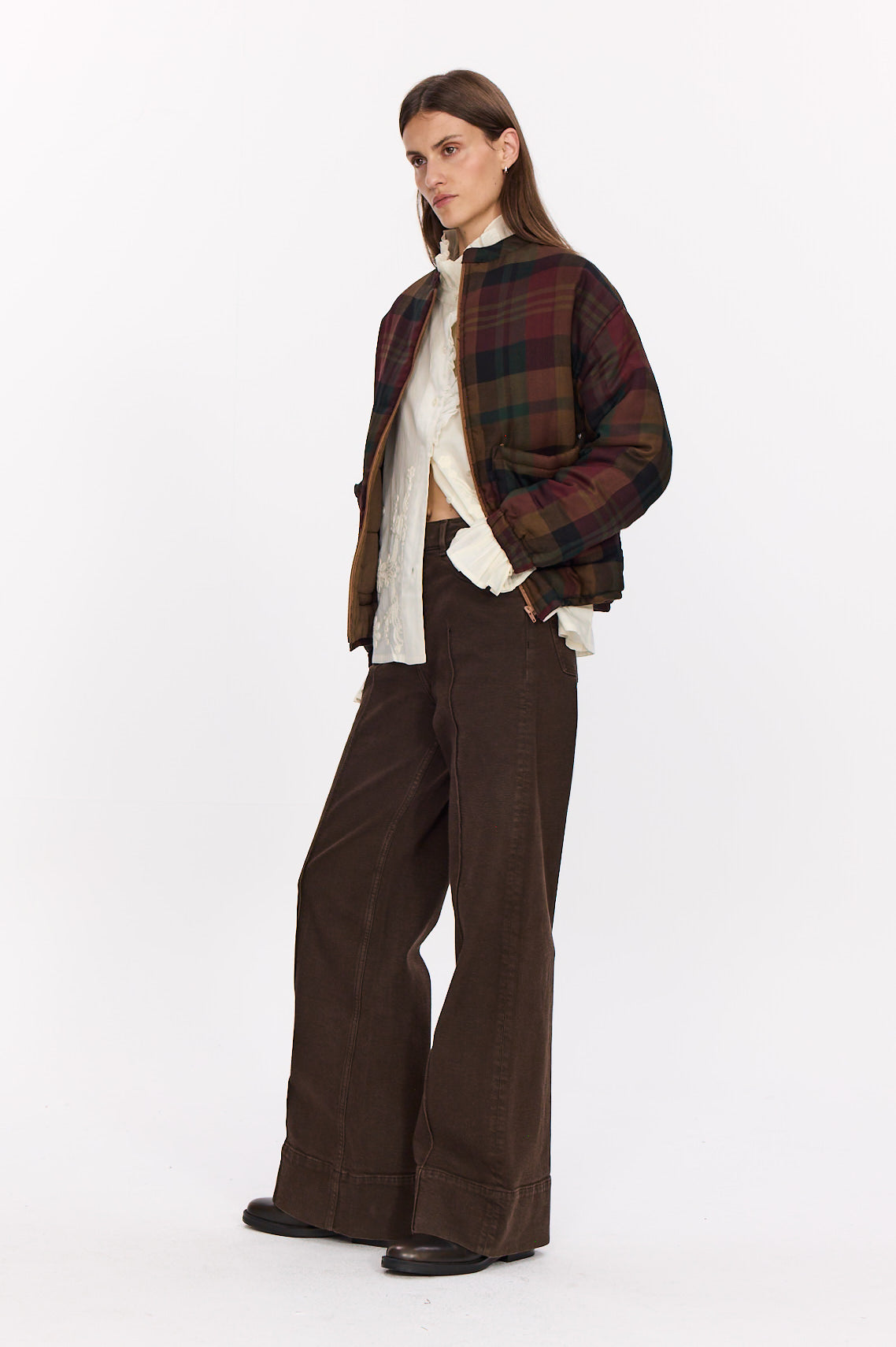 129. LONG SLEEVE FITTED JACKET