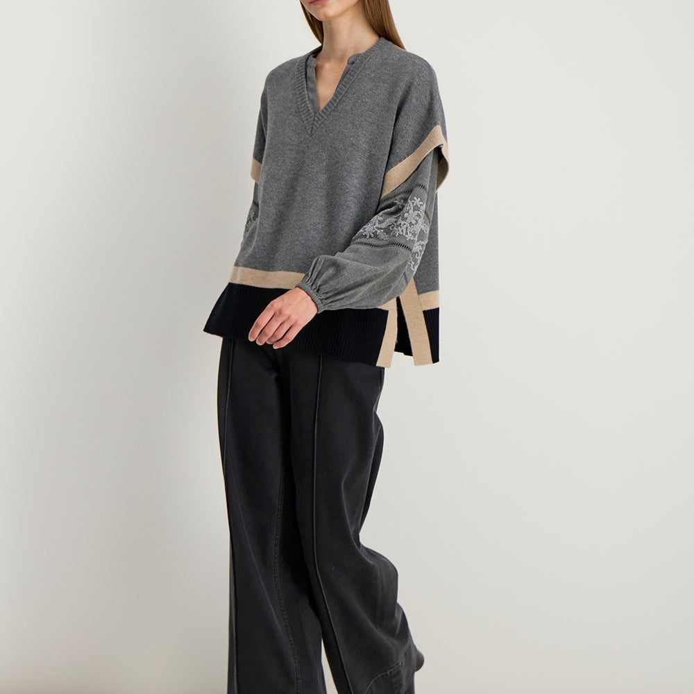 VESPER PONCHO SWEATER