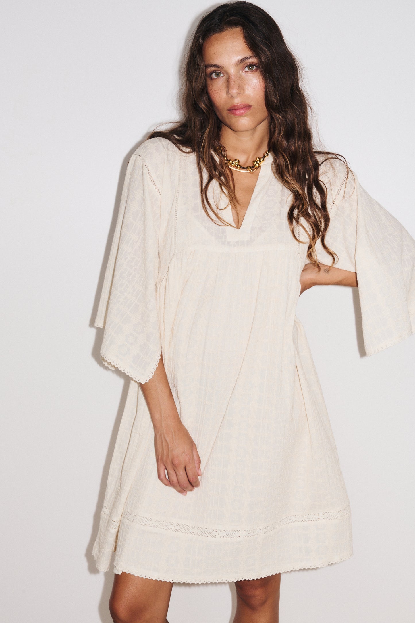 Robe Éloïse Stella Forest portée, tombé fluide et mouvement naturel