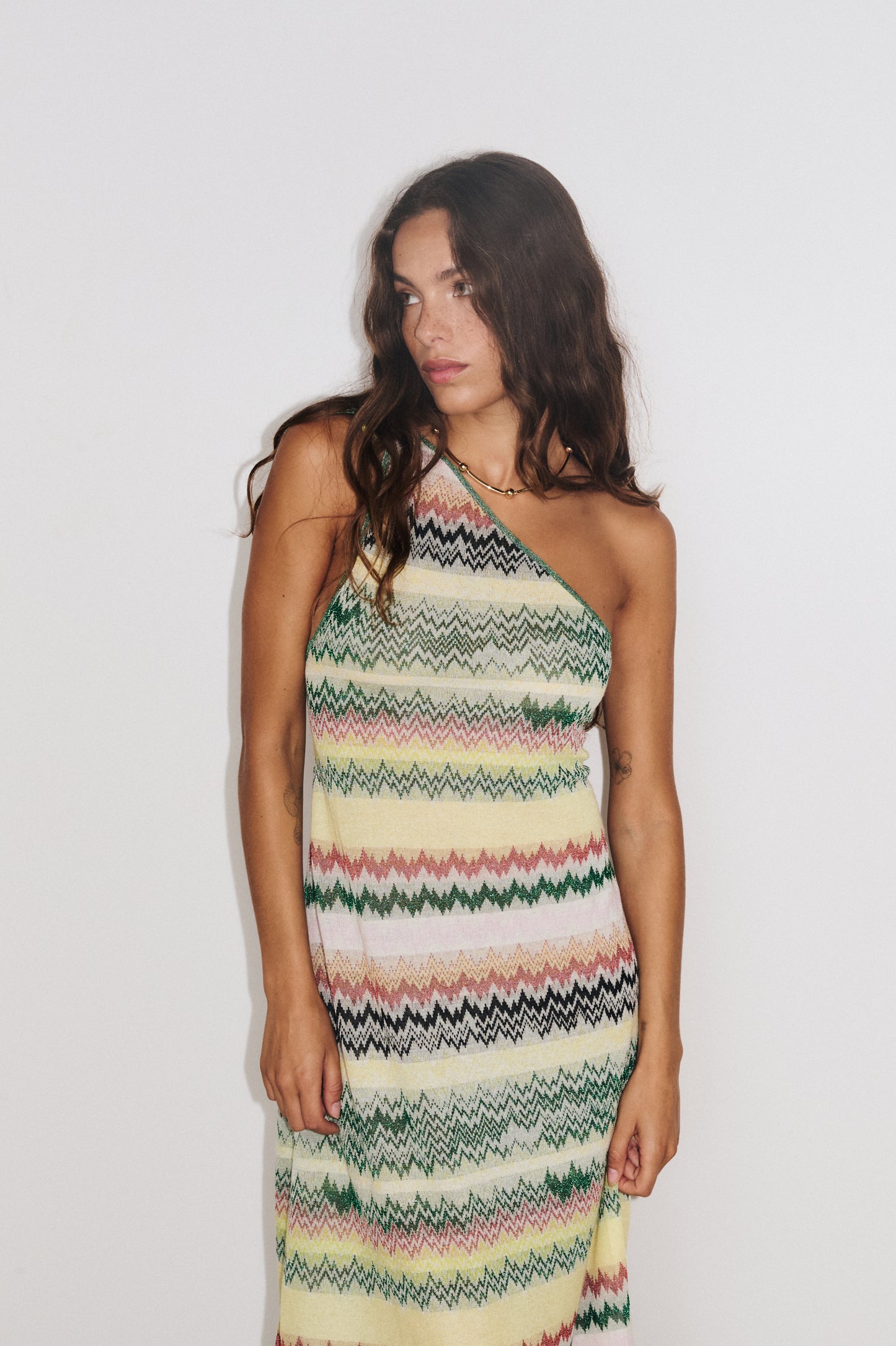 Robe Zig Stella Forest : longue graphique et fluide